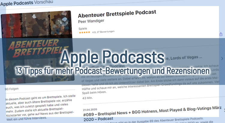 3 Tipps für mehr Podcast-Bewertungen und Rezensionen auf Apple Podcasts (iTunes)