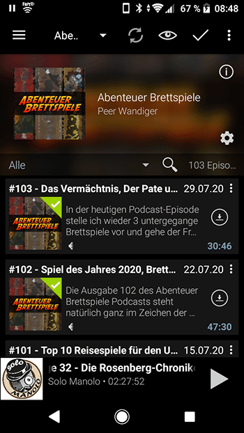 Podcast Episodennummer Beispiel