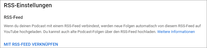 Podcast-Episoden automatisch auf YouTube hochladen